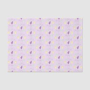 Papel De Seda Lavender Easter 4º cumpleaños