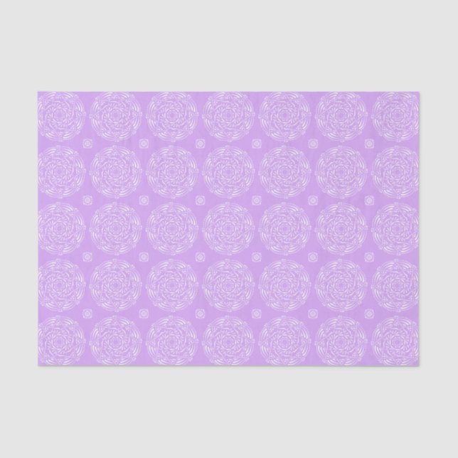 Papel De Seda Lavender Mandala (Anverso)