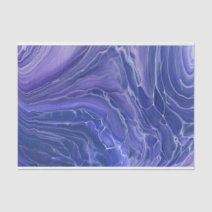 Papel De Seda Lavender Marble azul Acrílico Resumen