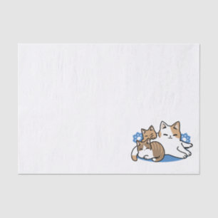 Papel De Seda Laze Furr Days - Diseño de gatos perezosos