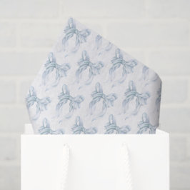 Papel De Seda Lazo Azul