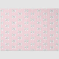 Lazo Blanco Tema Tiffany Rosa Glam Aqua Azul