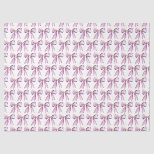 Papel De Seda Lazo Coqueto Morado (Anverso)