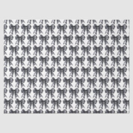 Papel De Seda Lazo de Coqueta Negro