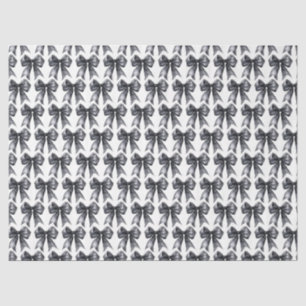 Papel De Seda Lazo de Coqueta Negro
