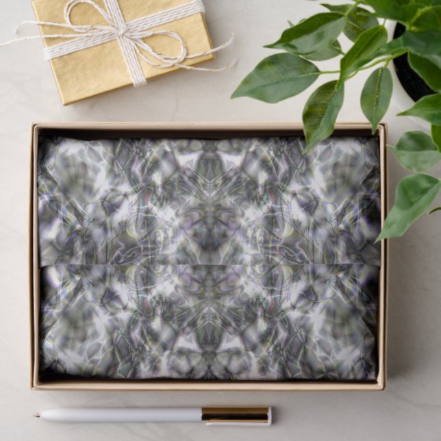 Papel De Seda Lazo plateado (Regalo )