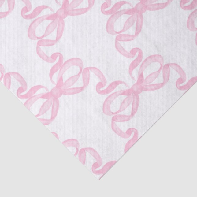 Papel De Seda Lazo Rosa (Detalle)