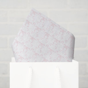 Papel De Seda Lazos de acuarela rosa pálido