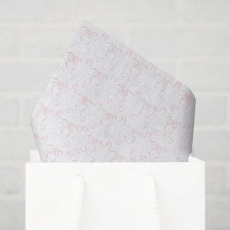 Papel De Seda Lazos de acuarela rosa pálido