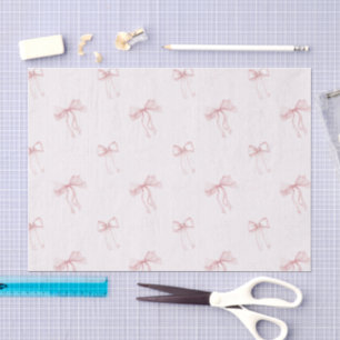 Papel De Seda Lazos de Rayas Rosadas Cumpleaños