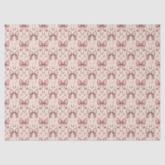 Papel De Seda Lazos de vaquera rosa coqueta Cumpleaños occidenta
