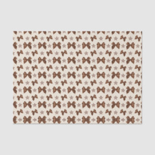 Papel De Seda Lazos Efecto de Seda Marrón Hermosos