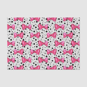 Papel De Seda Lazos rosados (diseño 30 serie rosa)