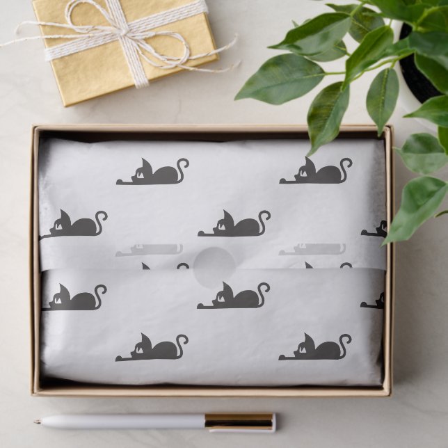 Papel De Seda Lazy Cat (Regalo )