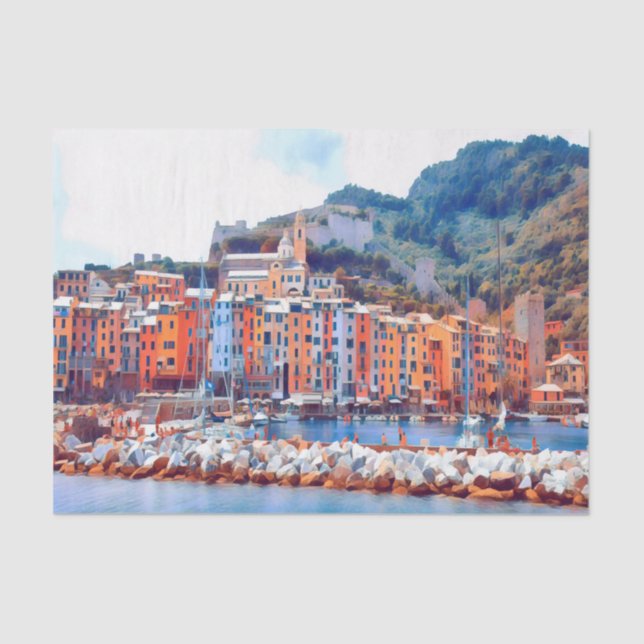 Papel De Seda ldp PORTO VENERE - (Anverso)