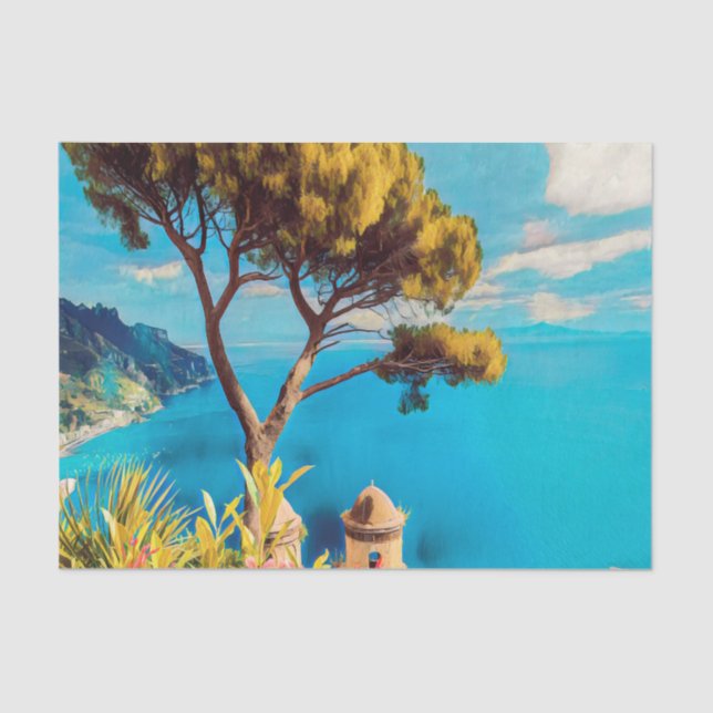 Papel De Seda ldp RAVELLO - El jardín de Villa Rufolo (Anverso)