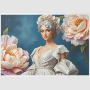 Papel De Seda Le Femme Victorian Beauty Romance Fleur Decoupage