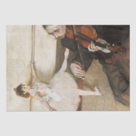 Papel De Seda Lección de danza Edgar Degas. Impresionismo vintag