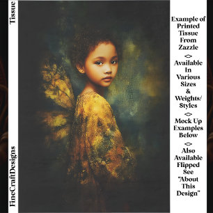 Papel De Seda Leche etérea de raza mixta en otoño de la desconex