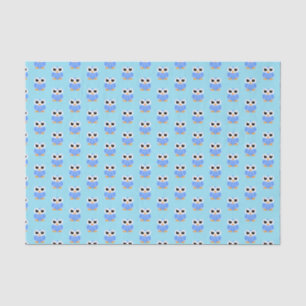 Papel De Seda "Lechuza azul pequeña"