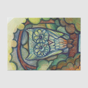 Papel De Seda Lechuza De Bebé