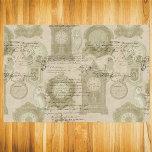 Papel De Seda Lechuza de reloj de desconexión de Gótico vintage<br><div class="desc">Este diseño fue creado a través del arte digital. Puede ser personalizado en el área proporcionada Contáctame en colorflowcreations@gmail.com si quieres tener este diseño en otro producto. ...  Ver más de mis creaciones o seguirme en www.facebook.com/colorflowcreations,  www.instagram.com/colorflowcreations,  www.twitter.com/colorflowart,  y・.</div>