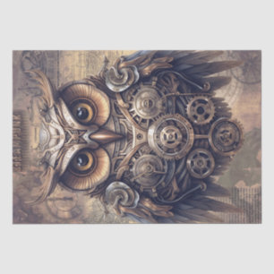 Papel De Seda Lechuza Halloween Steampunk