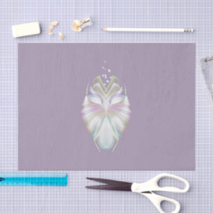 Papel De Seda Lechuza Oracle Púrpura Pastel