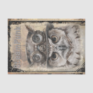 Papel De Seda Lechuza Steampunk