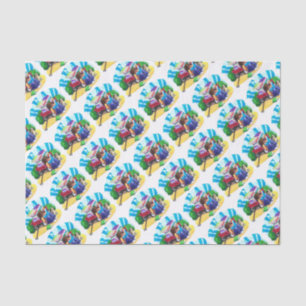 Papel De Seda Leer el arte del vagón de libros