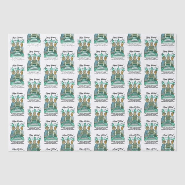 Papel De Seda Leeway Senior Birthday (Anverso)