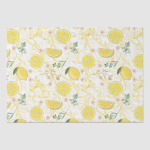 Papel De Seda Lemon Citrus Botanical