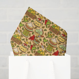 Papel De Seda Lemon & Lime Twitter pattern tissue paper