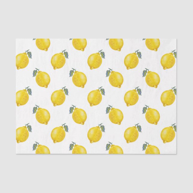 Papel De Seda Lemones (serie Design 40 amarillo/Naranja) (Anverso)