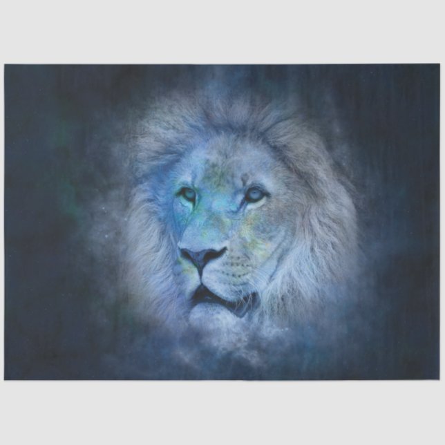 Papel De Seda Leo Lion Decoupage (Anverso)