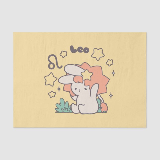 Papel De Seda Leo Loppi Tokki Zodiac Series Art (Anverso)