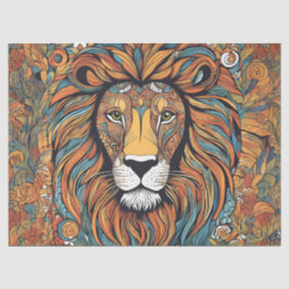 Papel De Seda León Regio Caprichoso