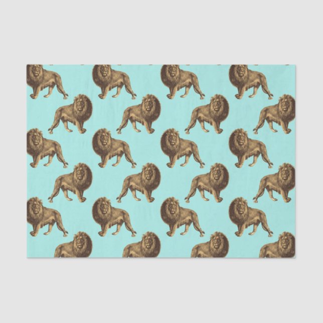 Papel De Seda Leones increíbles (Anverso)