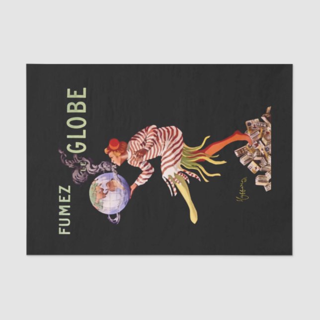 Papel De Seda Leonetto Cappiello Poster de Publicidad para Fumar (Anverso)