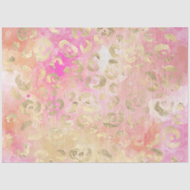 Papel De Seda Leopard Paint Series Design 5 (Anverso)