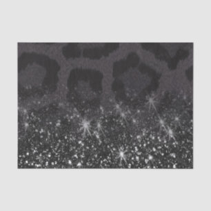 Papel De Seda Leopard Print y Purpurina