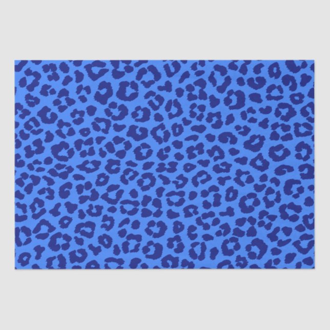 Papel De Seda Leopardo Print-Blue- (Anverso)