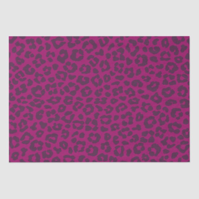 Papel De Seda Leopardo Print-Magenta- (Anverso)