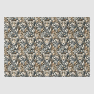 Papel De Seda Leopardos salvajes