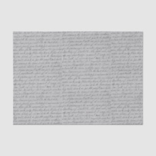 Papel De Seda Letra Cursiva Manuscrita