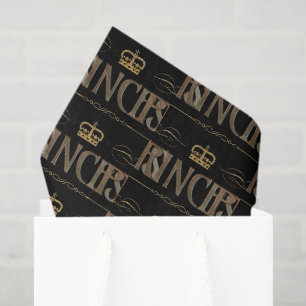 Papel De Seda Letras de PRINCESS - Elegante rico real