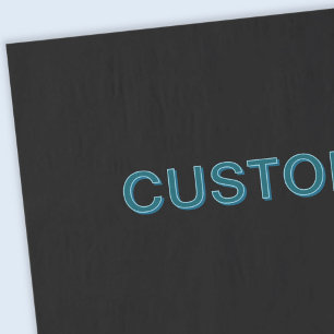 Papel De Seda Letras editables con sombra de caída