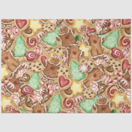 Papel De Seda LG. Navidades Cookie Gift Wrap Tejido