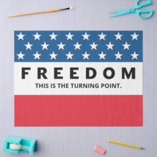 Papel De Seda Libertad Un verdadero patriota