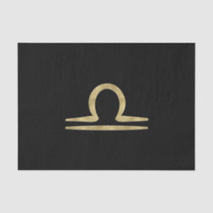 Papel De Seda LIBRA Oro Septiembre Octubre Cumpleaños Astrología